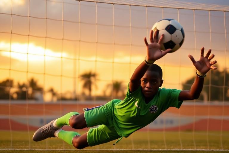 Goalkeeper save